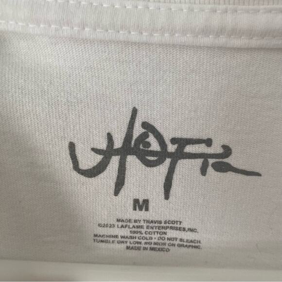 Travis Scott Utopia B1 White T-shirt size medium - Picture 4 of 5